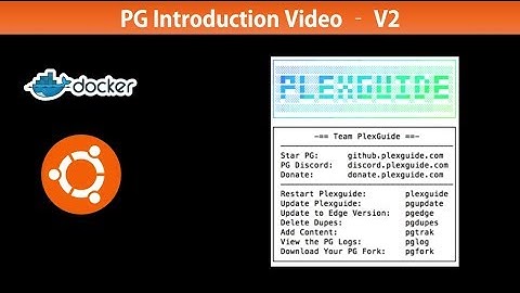 PlexGuide: Site Introduction v2