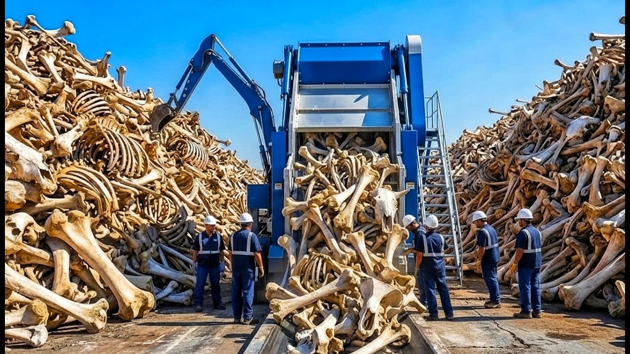 How Millions Of Animal Bones Are Recycled into Bone Buttons | Amazing Manufacturing Process