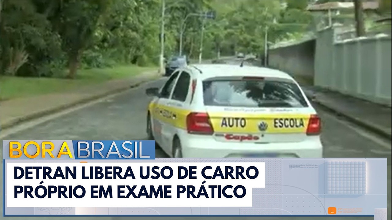 Detran libera uso de carro próprio em exame prático