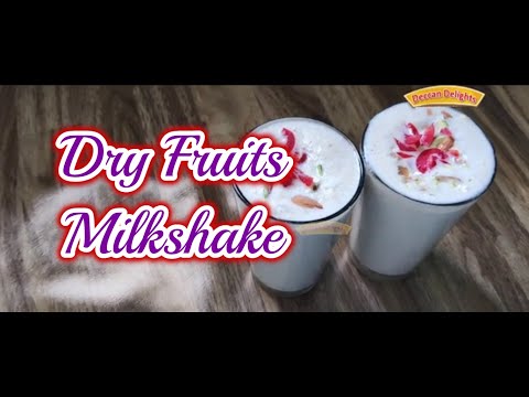 Dry-Fruits-Milkshake-Recipe-Home-Style-|-Milkshake-Recipe