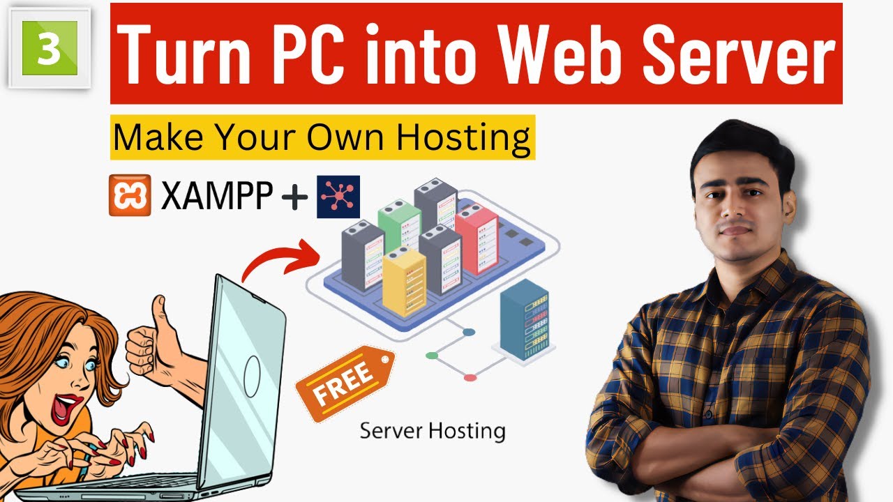 How to Turn PC into Hosting Server | Host Your Website for Free from ...