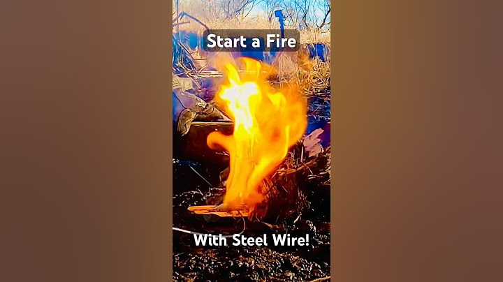 Military Wire Fire Starter! #skills #survival #fire #bushcraft #military #survivalskils #wire #diy