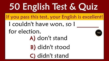 50 Mixed English Grammar Quiz 📘 | TOEFL, IELTS Grammar Practice Mock Test | No.1 Quality English