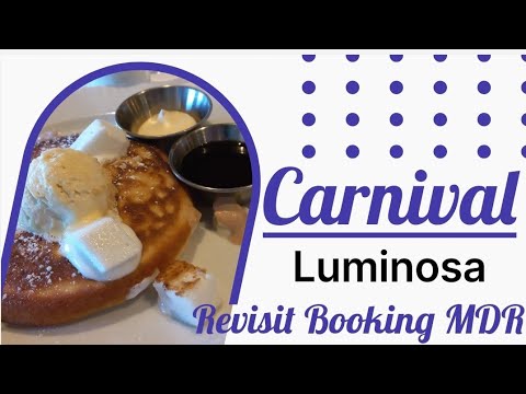 Revisit MDR booking on the Carnival HUB App with menu examples @julescruisecompanion Video Thumbnail