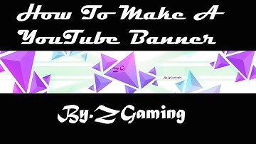 How To Make a 2D YouTube Banner | Photoshop Tutorial