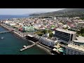 Roseau Dominica Drone Footage - Orbit 1