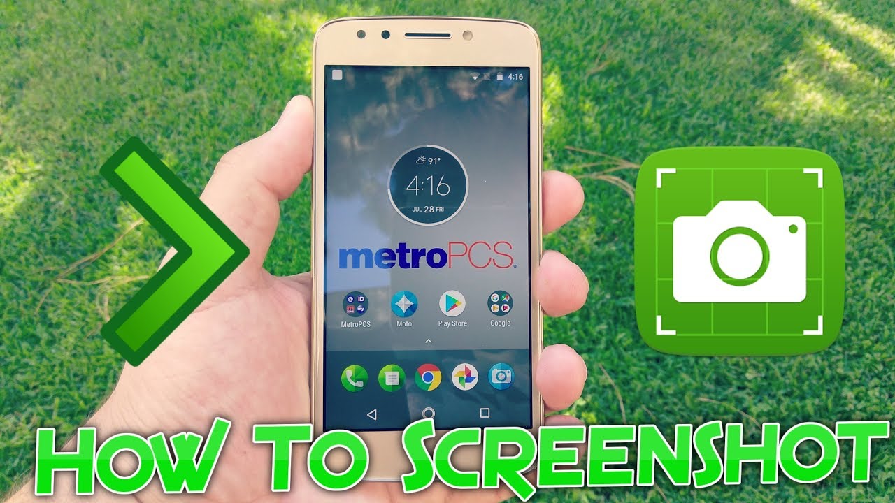 How To Screenshot On Moto E4