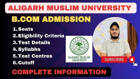 HOW TO PREPARE B.COM ENTRANCE EXAM 2024|| AMU || NEW SYLLABUS | BOOKS | CUT-OFF | PYQs ||