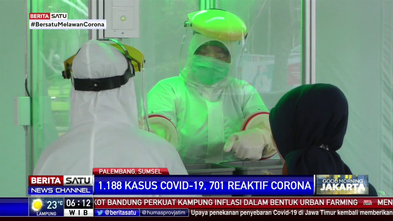 Kasus Positif Covid-19 di Sumsel Capai 1.188