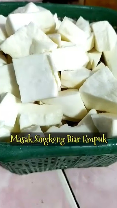 Masak Singkong Biar Empuk