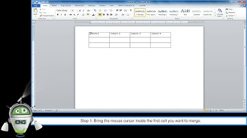 Merging the Cells | Computer Class 6