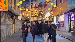 NYC Chinatown Walk in February 2023