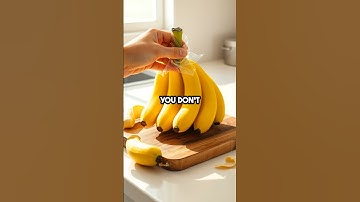 Banana Freshness Hack: Keep Bananas Yellow Longer! 🍌✨