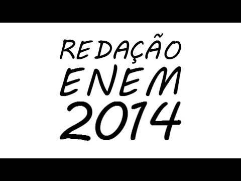 Tema da redação Enem 2014