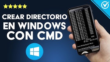 ¿Cómo crear una carpeta o directorio en WINDOWS con CMD? - Rápido y sencillo