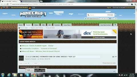 Minecraft How to Install Mods (TMI)