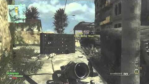 Mw3 triple kill with the barret 50 cal.