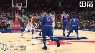 Knicks vs 76ers | NBA 2K24 Gameplay (PS5 4K 60FPS)