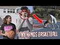 I BROKE HER ANKLES! 1v1 Tiny Hands BASKETBALL Challenge - Brother VS Sister
