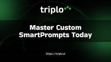 Triplo AI Custom Smart Prompts 101 - Normal, Inline and Context