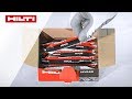 ANLEITUNG zum chemischen Hilti Verbundanker HVU2 - Wand-/ Bodenmontage mit Diamantkernbohrer