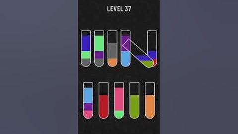 Water Sort Puzzle Level 37 Walkthrough Solution iOS/Android
