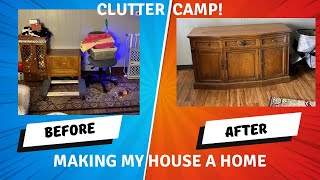 Clean with me: Diving into the Downstairs. Clutter Camp!