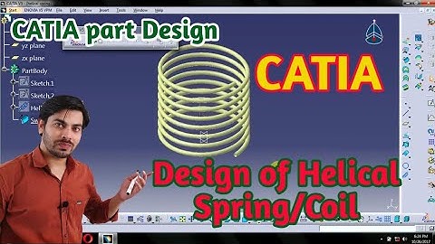 Design of helical spring | Helical coil design | how to design helical spring Helical spring design