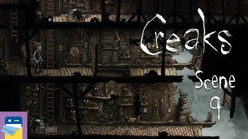 Creaks: Scene 9 Walkthrough + Interactive Painting & iOS Apple Arcade Gameplay (by Amanita Design)