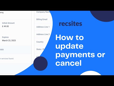 How to update payments or cancel your membership