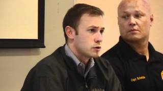 Lorain police conference on gang arrests