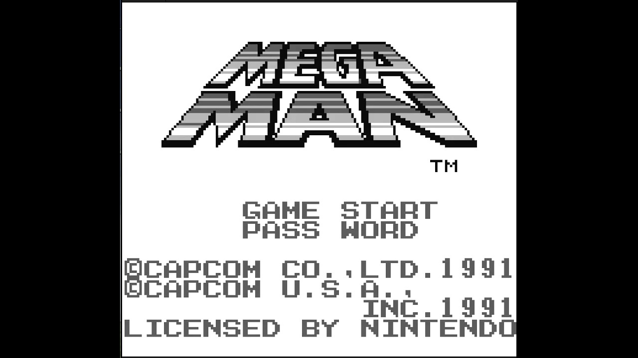 Mega Man 1 GB Buster Only  & Carry Challenge, Game  Boy Retro.