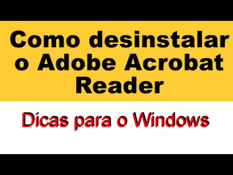 Vídeo: Como faço para extrair o MSI do Adobe Reader?