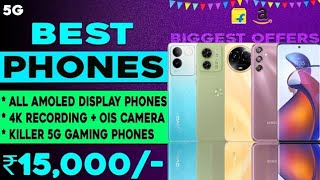 Top 5 Best 5g Phone Under 15000 with Amoled Display | Powerful Gaming| Best 5g mobile under 15000