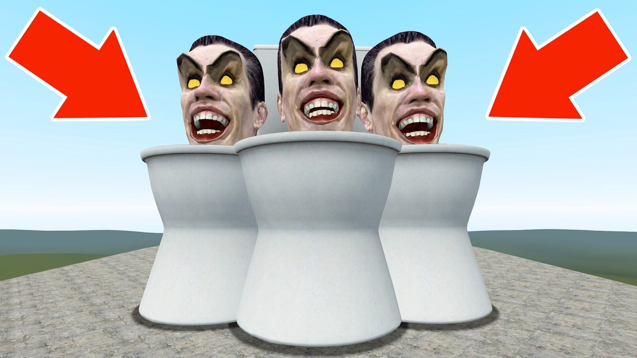 Spartan Kicking All New Skibidi Toilets Memes in the Giant Pit #292 - Garry's Mod