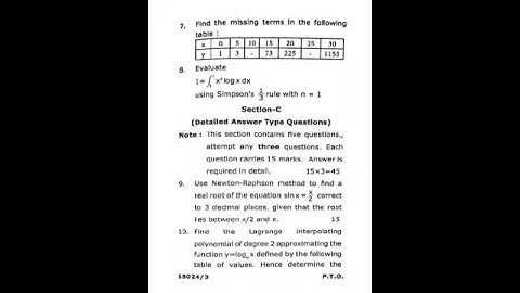 BCA( 5 th sem)-Numerical Methods (2024) #Questionpaper #CCSU #help