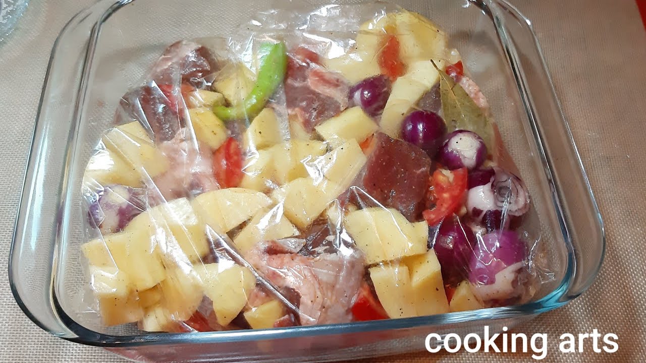 طريقة عمل ورقة اللحمة فى الكيس الحرارى بطريقة سهلة وسريعة