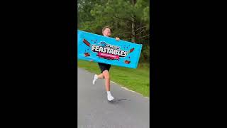 Running With Bigger And Bigger Feastables