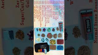 🤔 basic aari work material with price list  for beginners in tamil #tamil #aari #shors