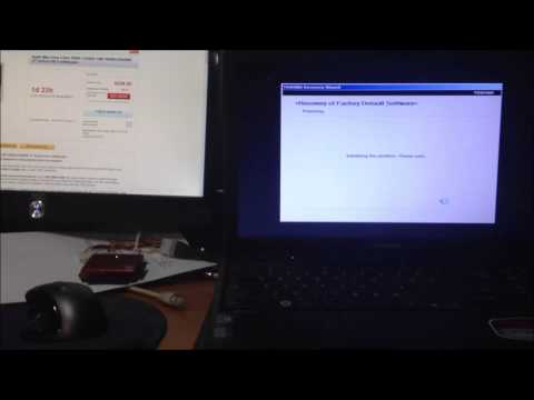 Toshiba Laptop Reload Restore Factory Defaults Toshiba Satellite Fix Virus  Core I3