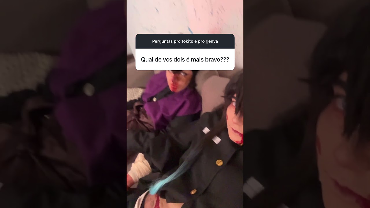 TOKITO E GENYA RESPONDEM!! #cosplay #kimetsunoyaiba @Nandalorenzine