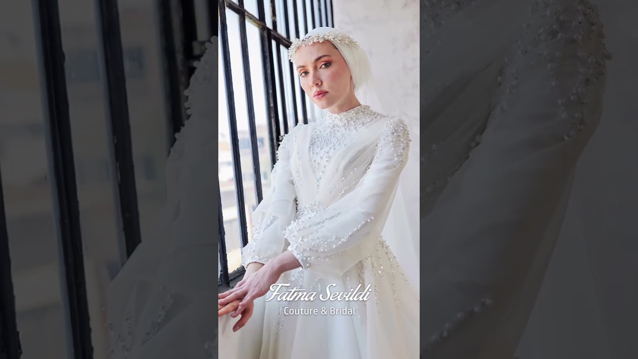 Zarif Tesettür Gelinlik Modelleri 