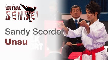Sandy Scordo - Kata Unsu - 21st WKF World Karate Championships Paris Bercy 2012