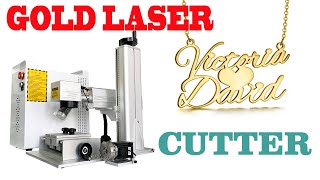 GOLD SILVER JEWELLERY LASER ENGRAVING CUTTING MACHINE Price | Laser Name nacklace making system