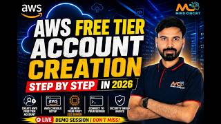 AWS FREE TIER ACCOUNT CREATION 2026 – LIVE SESSION! ☁️💻