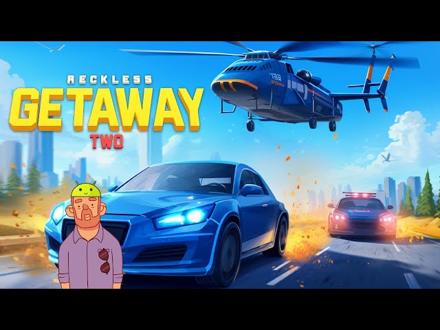 Jogando Reckless Getaway 2 no celular. 