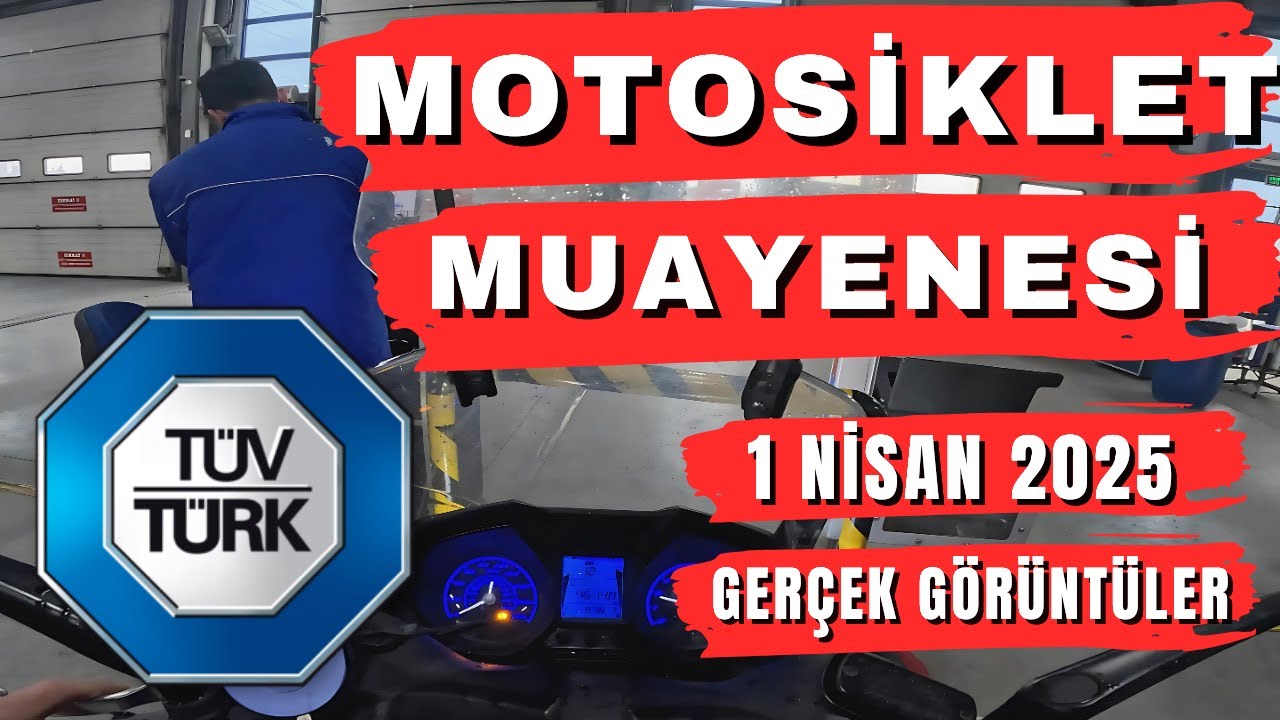 Motosiklet muayenesi nasıl yapılır? Muayeneden geçme yöntemleri nelerdir? Nisan 2025