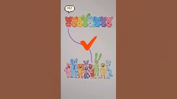 Poppy playtime smiling critters drawings matching puzzle🧩 #viral