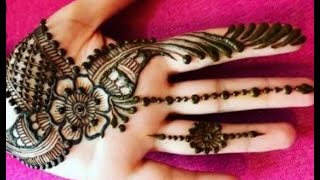 Simple Mehndi Design For Front Hand Sam Mehndi Eid Special Aayu And Pihu Show