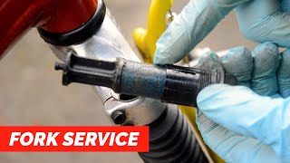 How To Replace Elastomers On Old Mountain Bike Suspension  Rockshox Quadra 21R Repair